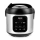 thumbnail image 1 of AROMA® - Arrocera digital, 4 tazas (sin cocinar) / 8 tazas (cocida), vaporizador, multicocina, olla de avena, mantiene caliente automáticamente, 2 cuartos de galón, exterior de acero inoxidable, 1 of 5