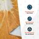 thumbnail image 4 of Cobija Manta Frazada Diseño Redonda de Frutas Naranja Ultra Suave y Ligera, 4 of 4