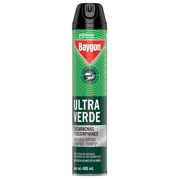 Insecticida en Aerosol Baygon Ultra Verde 400 mL