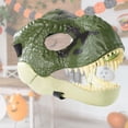 thumbnail image 2 of Accesorio De Disfraz De Máscara De Dinosaurio De Dibujos Animados Para Festivales, Cumpleaños, Regalos Para Niños Sunnimix Cubierta de dinosaurio, 2 of 7
