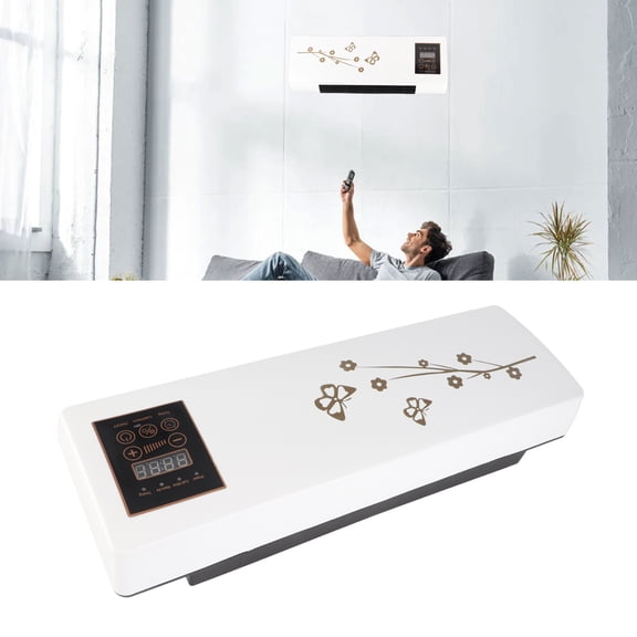 Calentador Inteligente Con Control Remoto, Calentador Eléctrico De Pared Para Uso En Interiores, Pantalla Digital, Dormitorio, Oficina En Casa, Ahorro De Energía Eficiente Y
