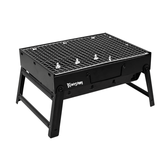 Asador Parrilla Bloosom  Carbón Grill Cocina Bbq Portátil Cocina Negro