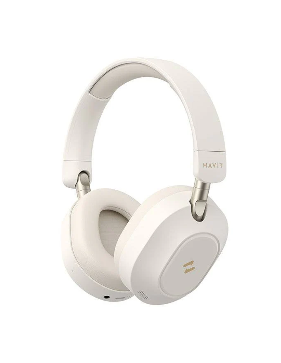 Auriculares Inalámbricos Havit H668BT ANC Cancelación de Ruido Beige