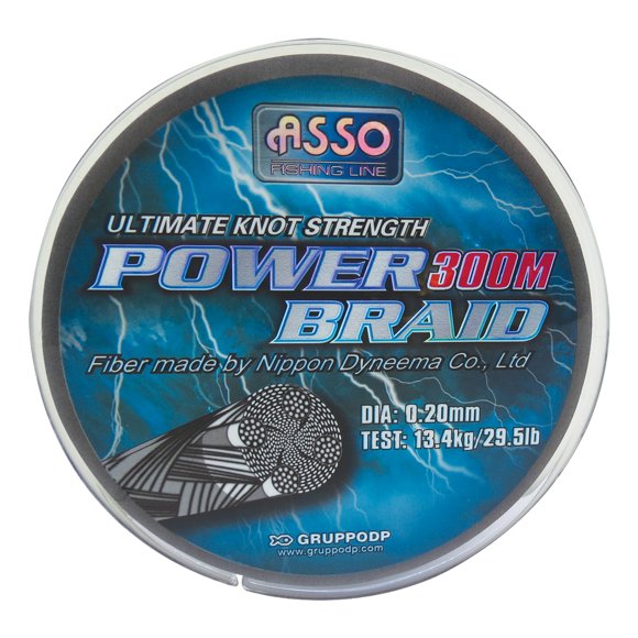 Hilo de Pesca 300M 0.50Mm ASSO Power Braid