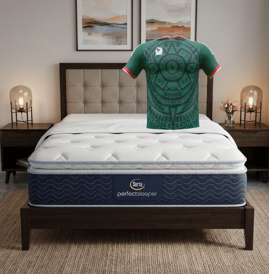 Colchón King Size Serta WaveSense | Perfect Sleeper | Ortopédico | + Playera Mundialista