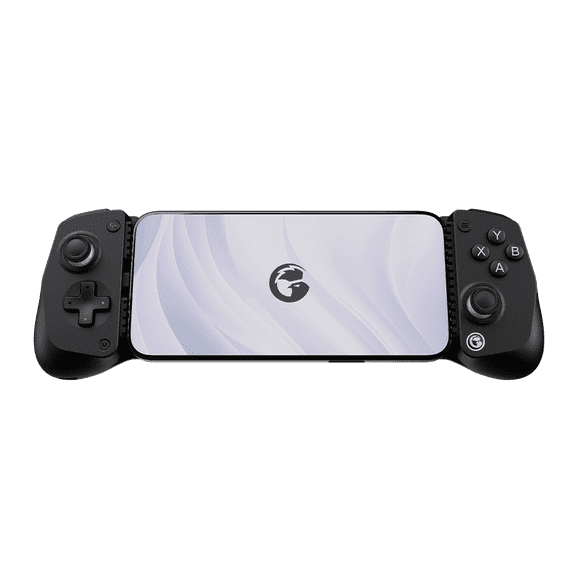 GameSir Control de Juegos Móviles X5 Lite con Palancas de Efecto Hall, Personalización Turbo y Carga Translúcida, para la Serie iPhone 16/15, iPad mini y Android (Negro)
