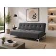 thumbnail image 1 of Sofá Cama Reclinable Vegas Lino Gris Oxford Futon 3 Posiciones, El Bazar Store EL BAZAR STORE Moderno Abotonado, 1 of 6