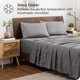 thumbnail image 2 of Juego de Fundas de Almohada Bare Home Cierre Tipo Sobre Colección Premium 1800 Doble Cepillado Ultra Suave Tamaño King 20 x 40 Gris Claro 2 Unidades, 2 of 6