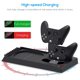 thumbnail image 3 of YUANHOT Soporte de refrigeración, estación de carga con batería recargable 1400 mAh y puertos de cargador (no compatible con Xbox One X/S) - Negro, 3 of 4