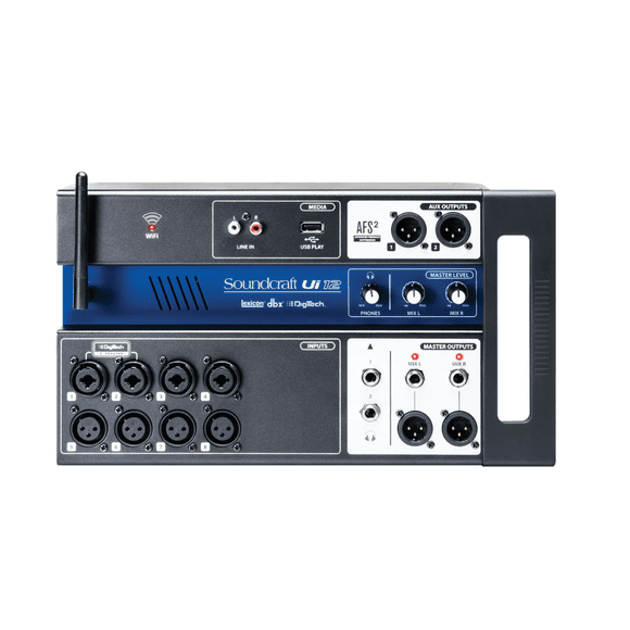 Mezcladora SOUNDCRAFT UI12 Digital 12 Ch Wi-fi Eq. 31 bandas