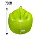 thumbnail image 3 of Puff oval Mediano LUNICS verde, 3 of 3