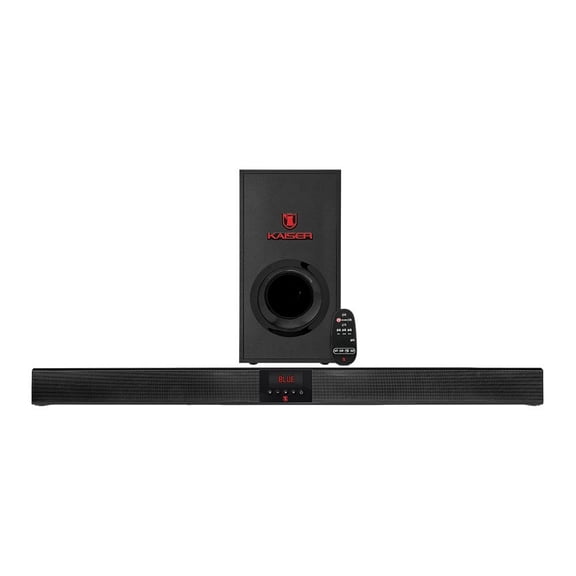 Barra de Sonido Kaiser con Subwoofer Bluetooth KBS 3080 2 Piezas
