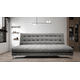 thumbnail image 2 of Sofa Cama Reclinable El Bazar Store Verso Gris plata Futon Abotonado Matrimonial 3 posiciones Sala, 2 of 8