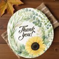 thumbnail image 4 of Set de platos y servilletas desechables de papel Autumn Harvest - 10 platos, 20 servilletas, patrón floral otoñal para la cena y decoración de fiestas de Acción de Gracias, 4 of 6