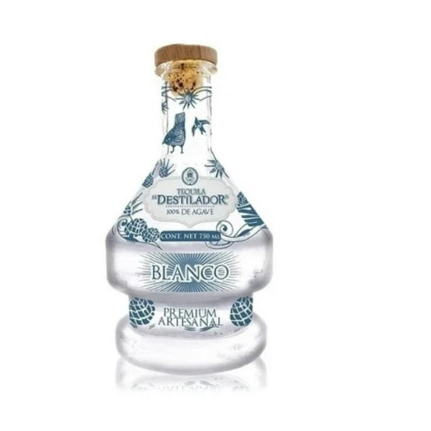 Pack de 2 Tequila El Destilador Artesanal Blanco 750 ml