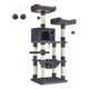 thumbnail image 1 of Torre para Gatos Bluelander 2 M Hamaca Rascador Múltiples Niveles Gris Claro, 1 of 2