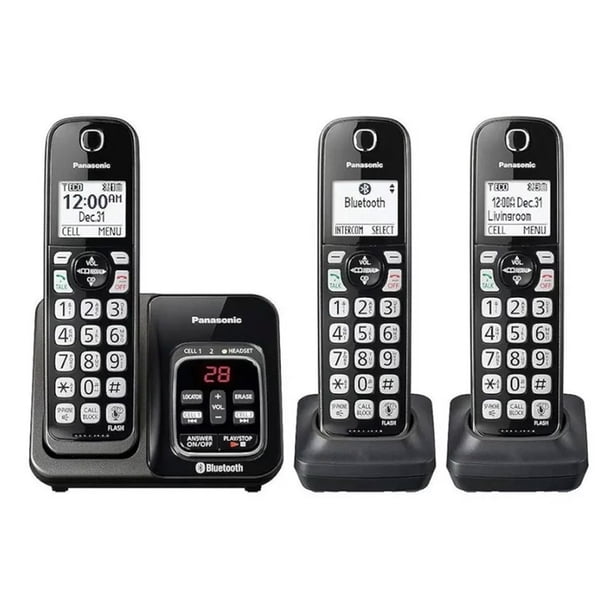 Teléfono Panasonic KX-TG273C BT 3 ext Reacondicionado