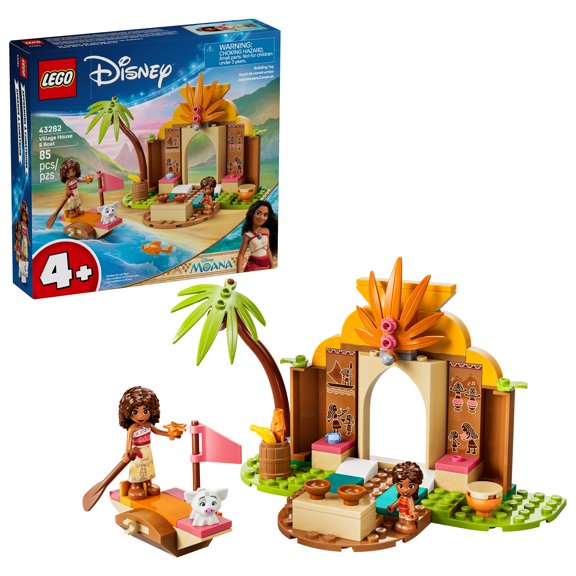 Set LEGO Disney Princess Casa de la Aldea y Barco 43282