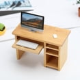 thumbnail image 2 of 1:12 Escritorio de Computadora con Y Suministros de Muebles de para Dormitorio, 2 of 9