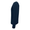 thumbnail image 4 of Playera George Talla EG Cuello Redondo Manga Larga Lisa Azul Teal, 4 of 4
