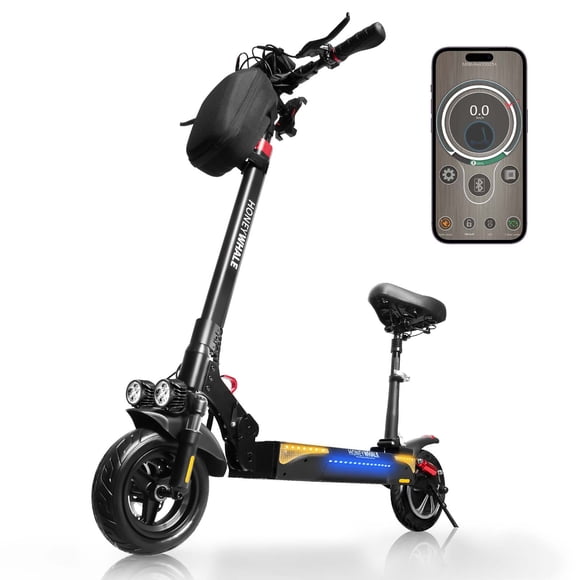 Scooter Eléctrico Honey Whale T4-B Negro Honey whale T4