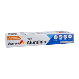 Papel Aluminio Aurrera rollo de 7m x 30cm