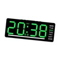 thumbnail image 4 of Reloj Digital LED, regalos con dos alarmas, decoración del hogar, , Reloj de escritorio, reloj de pared para dormitorio, mesa y sala de Número verde, 4 of 8