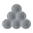 thumbnail image 3 of 6 pelotas de tenis de 64 mm de diámetro para perros de entrenamiento y ejercicio. Gris, 3 of 9