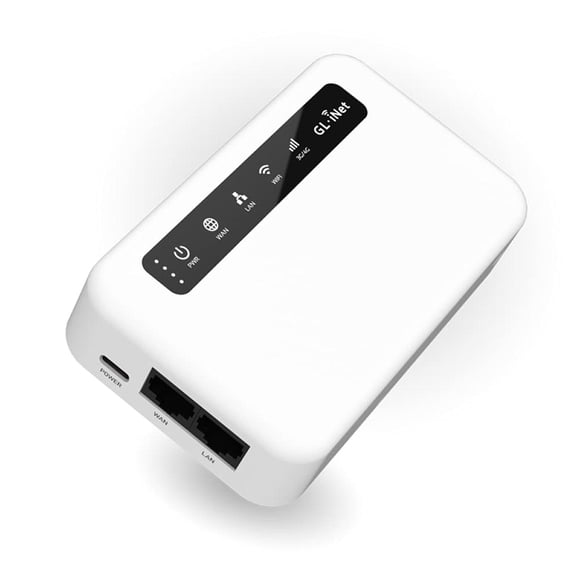 Gateway Industrial GL.iNet GL-XE300 T-Mobile con Batería de 5000 mAh y OpenWrt para América