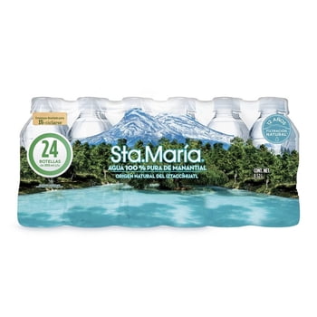 Agua de manantial Sta. María 24 botellas de 355 ml c/u