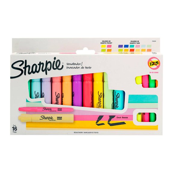 Marcadores Pastel SHARPIE 16 PZS