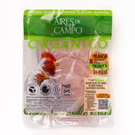 Milanesa de Pechuga de Pollo Orgánica Aires del Campo Fresca Peso Aprox por Paquete 900 g