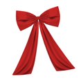 thumbnail image 2 of Lazo Grande Decorativo para Pared Adorno Colgante en Forma de Cinta Gigante Lazo de Poliéster para Fiestas Cinta Decorativa de Tela Resistente y Elegante Adecuado para Celebraciones rojo, 2 of 8