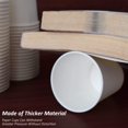 thumbnail image 3 of [Paquete de 100] Vasos de papel blancos para bebidas calientes de 355 ml (12 oz) - Vasos para café, 3 of 4
