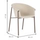 thumbnail image 2 of Silla de Exterior Misha Beige Kessa Muebles, 2 of 3