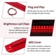 thumbnail image 4 of Luz de freno LED de tercera Unique Bargains para Nissan Altima Sentra Maxima 2003-2012 26590-4Z000 Rojo 3ra Luz de Freno Montada en Alto 265904Z000 Barra de Luz de Freno Central Alta, 4 of 7