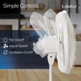 thumbnail image 4 of Ventilador de Pie Oscilante Lasko 2520 16 Pulgadas Blanco, 4 of 5