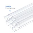 thumbnail image 3 of Uxcell Paquete de 10 Tubos Rígidos de Plástico Transparente 11mm ID x 12mm OD, Tubos Redondos de Policarbonato para Tubería de Agua de Acuario, 3 of 7