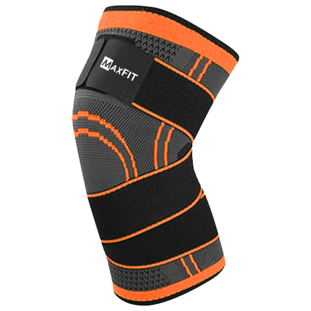 Rodillera MAXFIT de compresión con cinta ajustable/Modelo HX902 Maxfit sports Rodillera corta