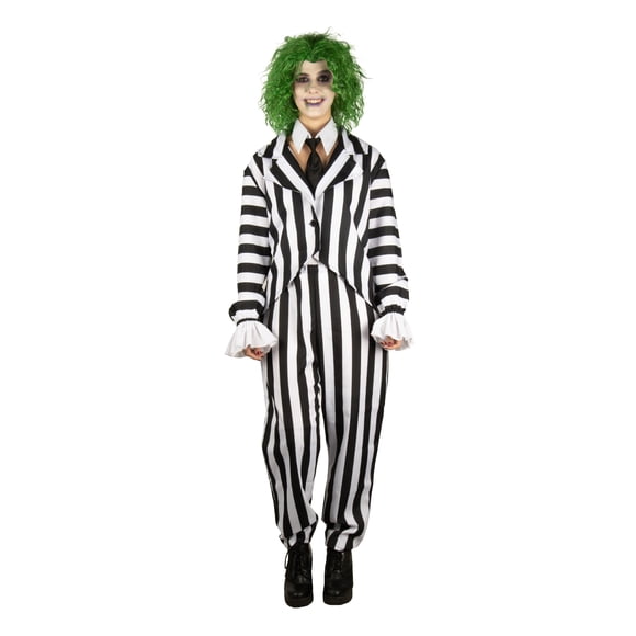 Disfraz Traje Beetlejuice Para Dama Licencia Beetlejuice Talla M