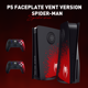 thumbnail image 3 of Fundas para consola PlayStation 5 - Funda con patrón de araña y panel ventilado para PS5, 3 of 5