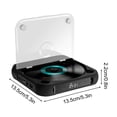 thumbnail image 3 of Xihbxyly Reproductor de Cd Portátil, Conectividad Bluetooth, Diseño a Prueba de Golpes, Múltiples Modos de Reproducción de Audio, Tamaño Compacto para Fácil Transporte, Música para Llevar, 7 Horas de, 3 of 7