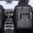 thumbnail image 2 of pstuiky Respaldo del asiento del automóvil Almohadilla protectora para evitar patadas Protección del asiento trasero Interior del automóvil Almohadilla protectora del respaldo para evitar suciedad, 2 of 7