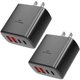 thumbnail image 1 of VKUJDT 2 piezas cargador tipo c carga rapida, 33W Cargador USB portáti con Cargador C Rapido 2 Puert, 1 of 6