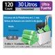 thumbnail image 1 of Bolsas de basura con cordón, 8 galones, sin aroma, ultra fuerte, 120 unidades, 1 of 6