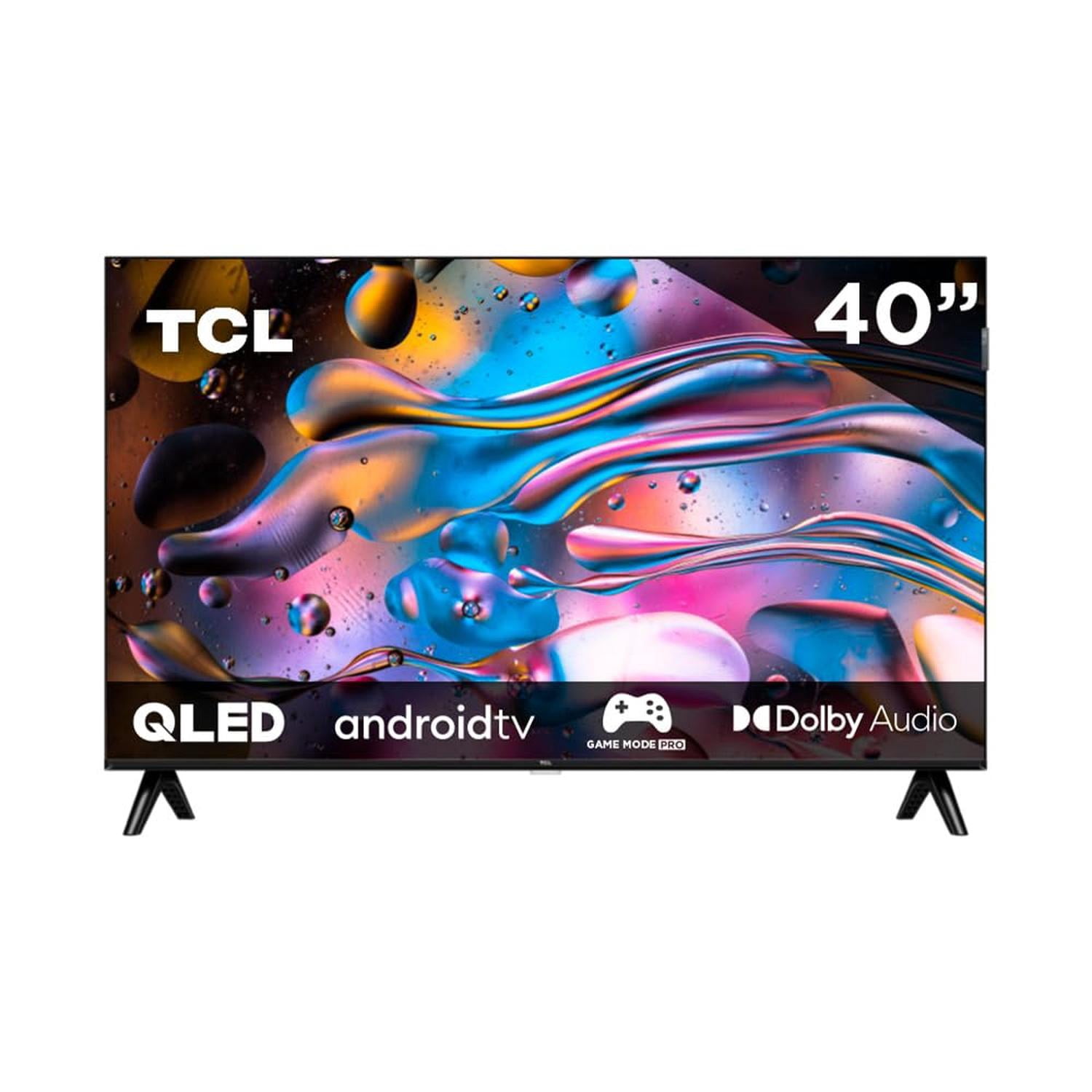 Smart TV TCL 40" FHD QLED HDR10 Google Assistant Alexa Negro 300 Nits 60 Hz