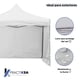 thumbnail image 3 of Carpa 3 x 3 Metros Toldo Lona Impermeable Plegable Para Jardin Color Blanco Practiksa  Carpa con Pared, 3 of 5