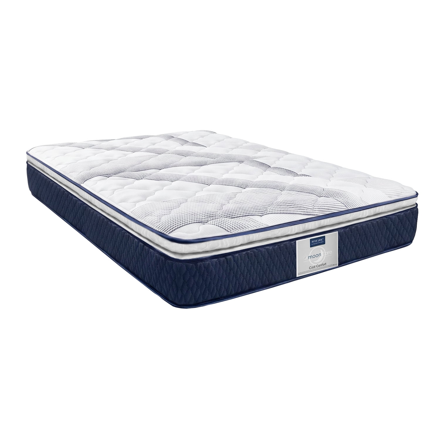 Colchón Matrimonial Restonic Cool Confort Colchoneta Pillow Top Confort Medio