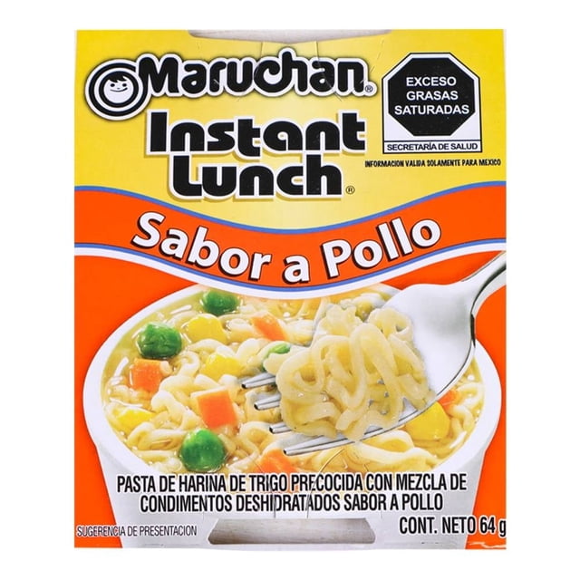 Sopa instantánea Maruchan Instant Lunch pollo 64 g