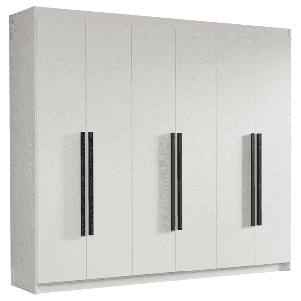 Ropero Closet Madesa Venus 6 Puertas 180cm Color Blanco 2